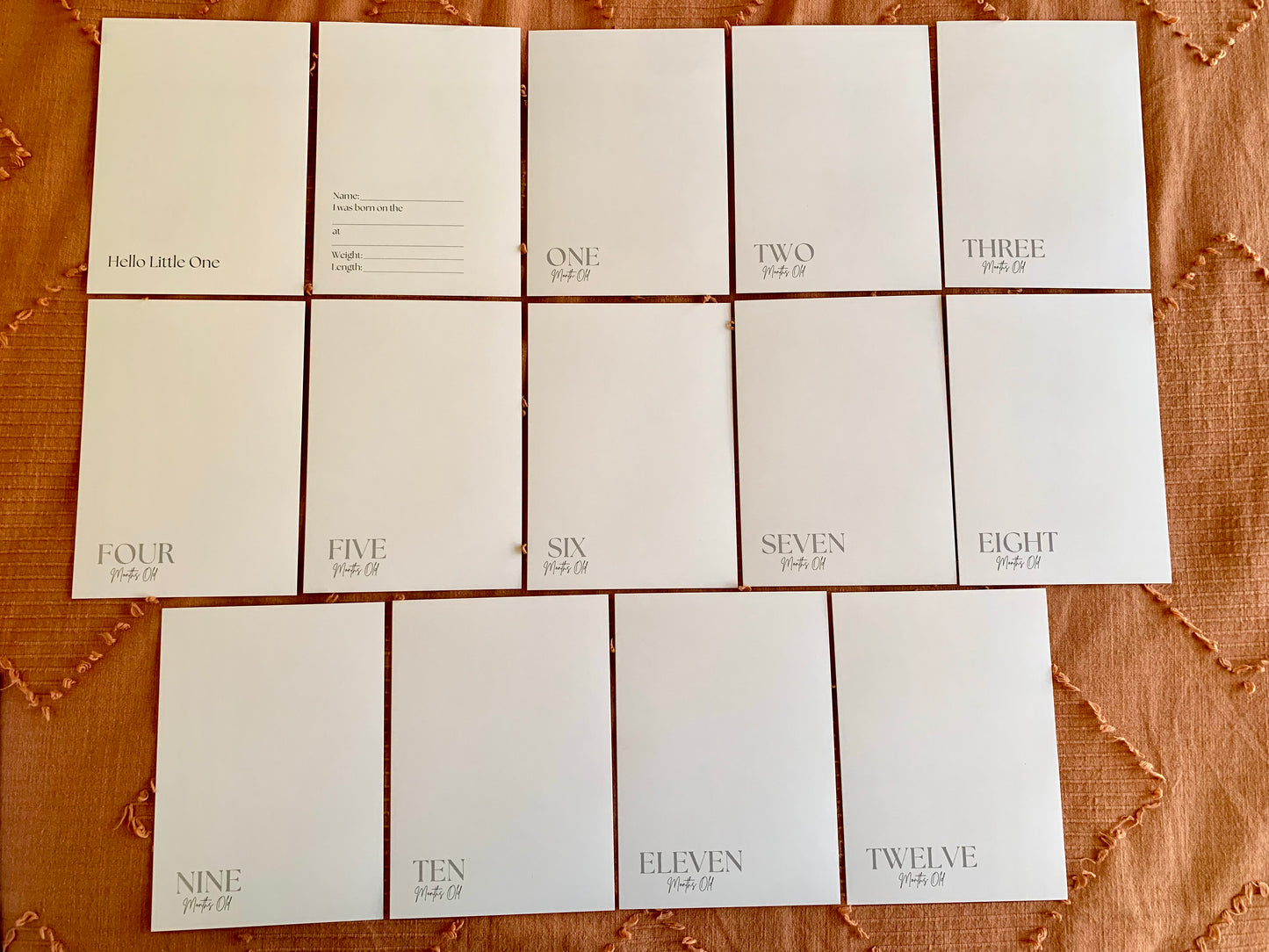 Ink-free Milestone Card Kit