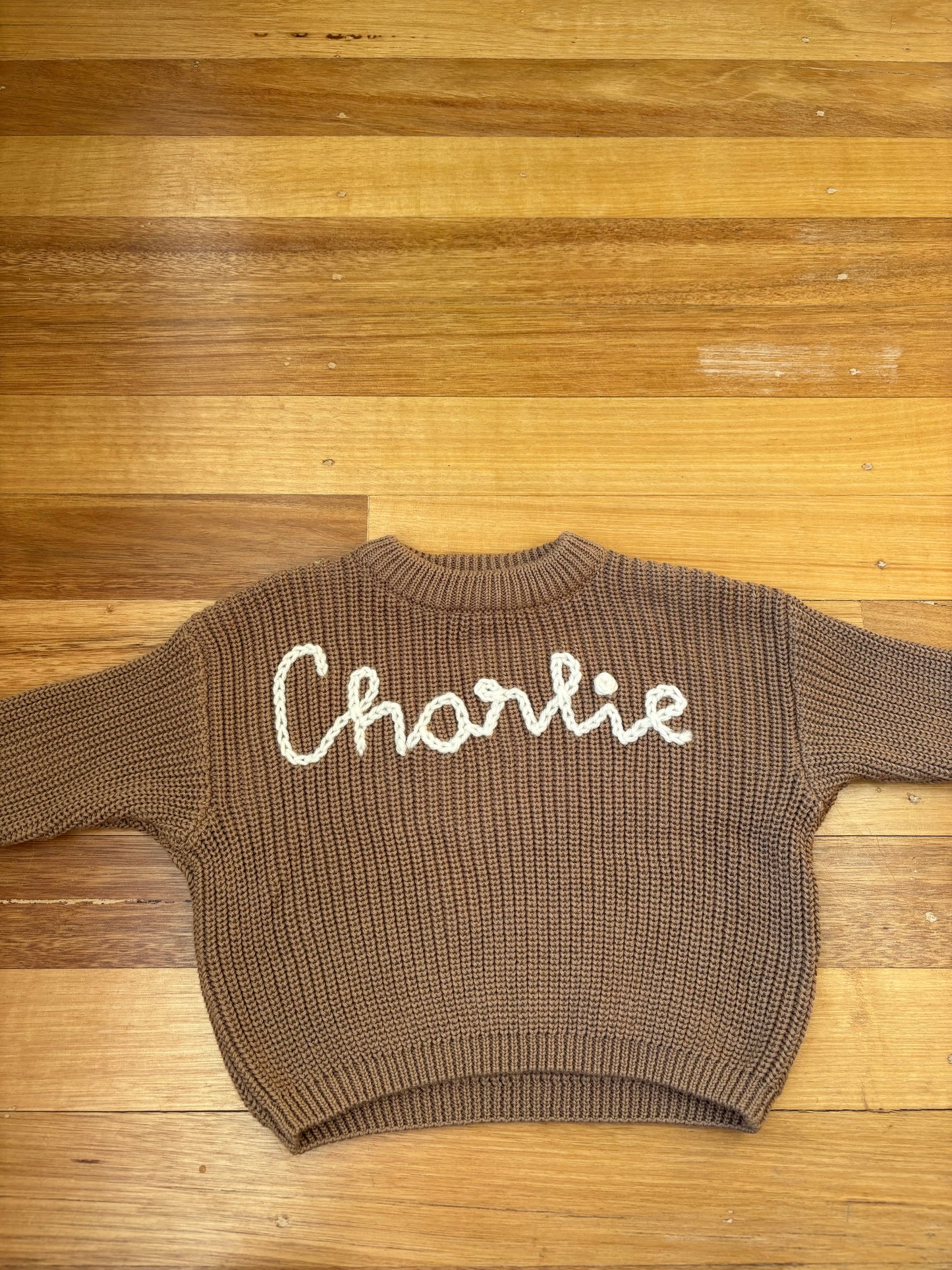 Ready-made Kids Personalised 'Charlie' Jumper | 3-6 Months