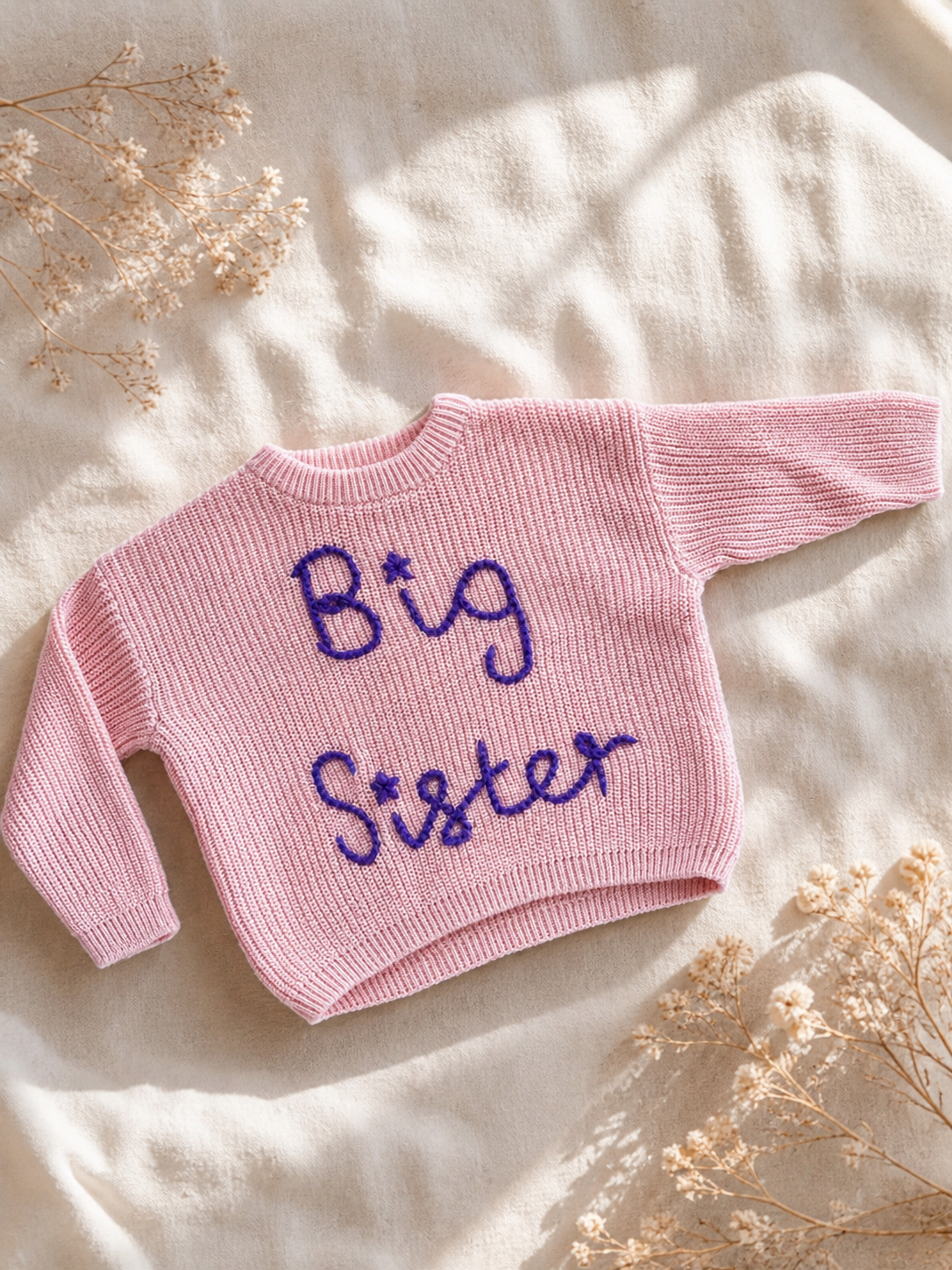 Ready-made Kids Personalised 'Big Sister' Jumper | 12-18 Months