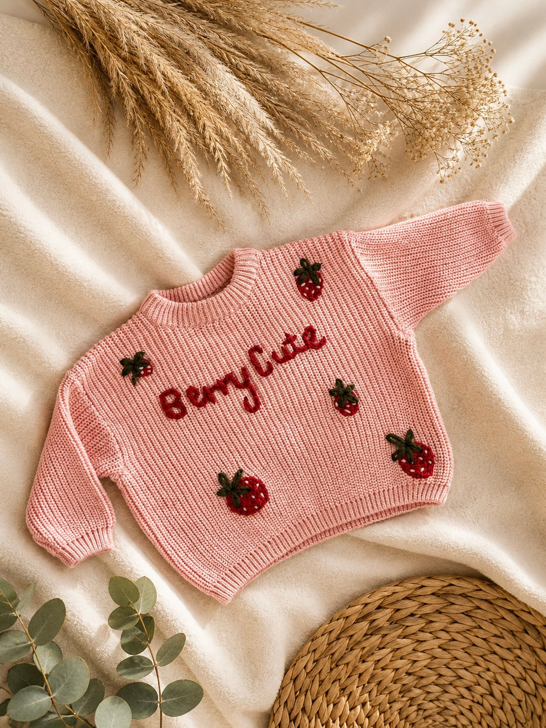 Ready-made Kids Personalised 'Berry Cute' Jumper | 3-6 Months