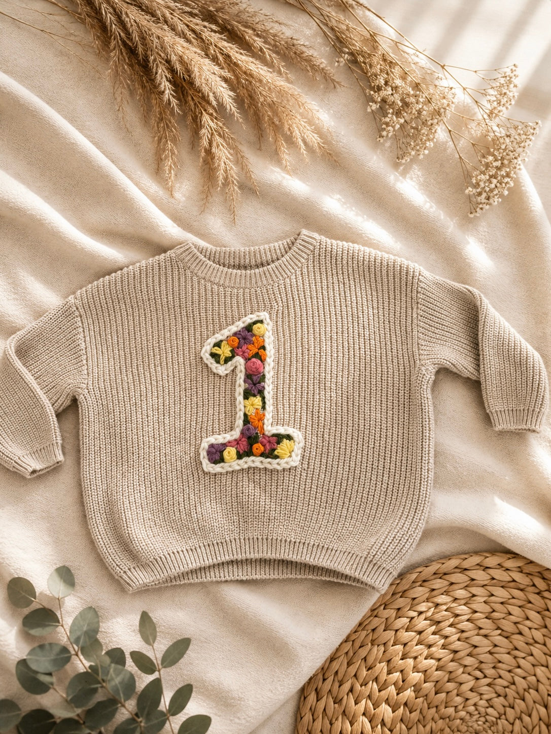 Ready-made Kids Personalised '1' Jumper | 12-18 Months