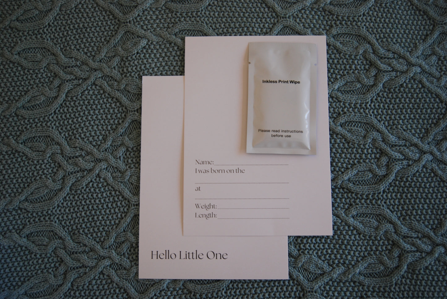 Ink-free Milestone Card Kit