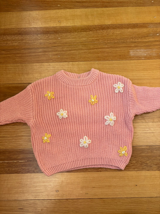 Ready-made Kids Personalised 'Daisy & Rose' Jumper | 0-3 Months