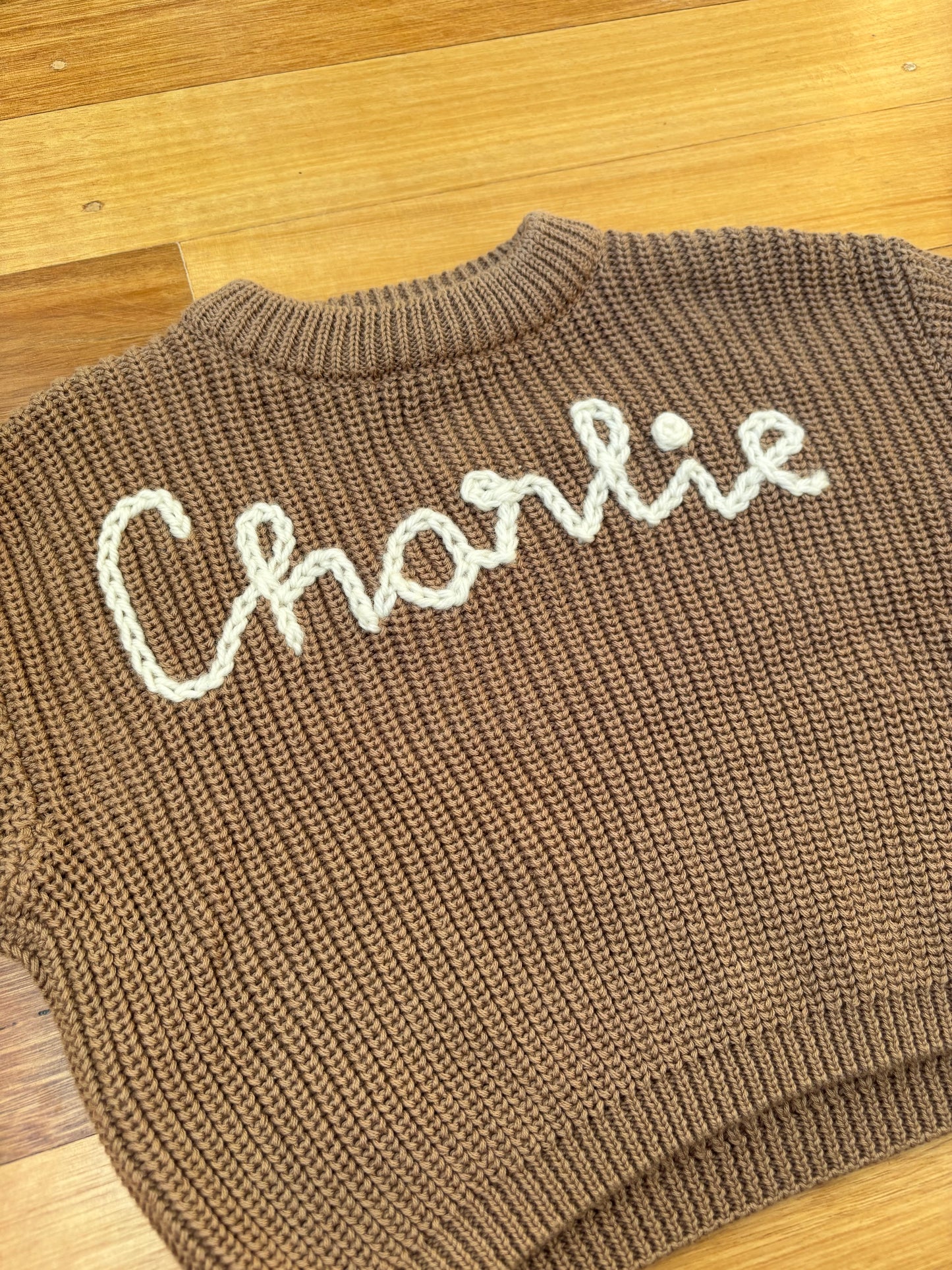 Ready-made Kids Personalised 'Charlie' Jumper | 3-6 Months