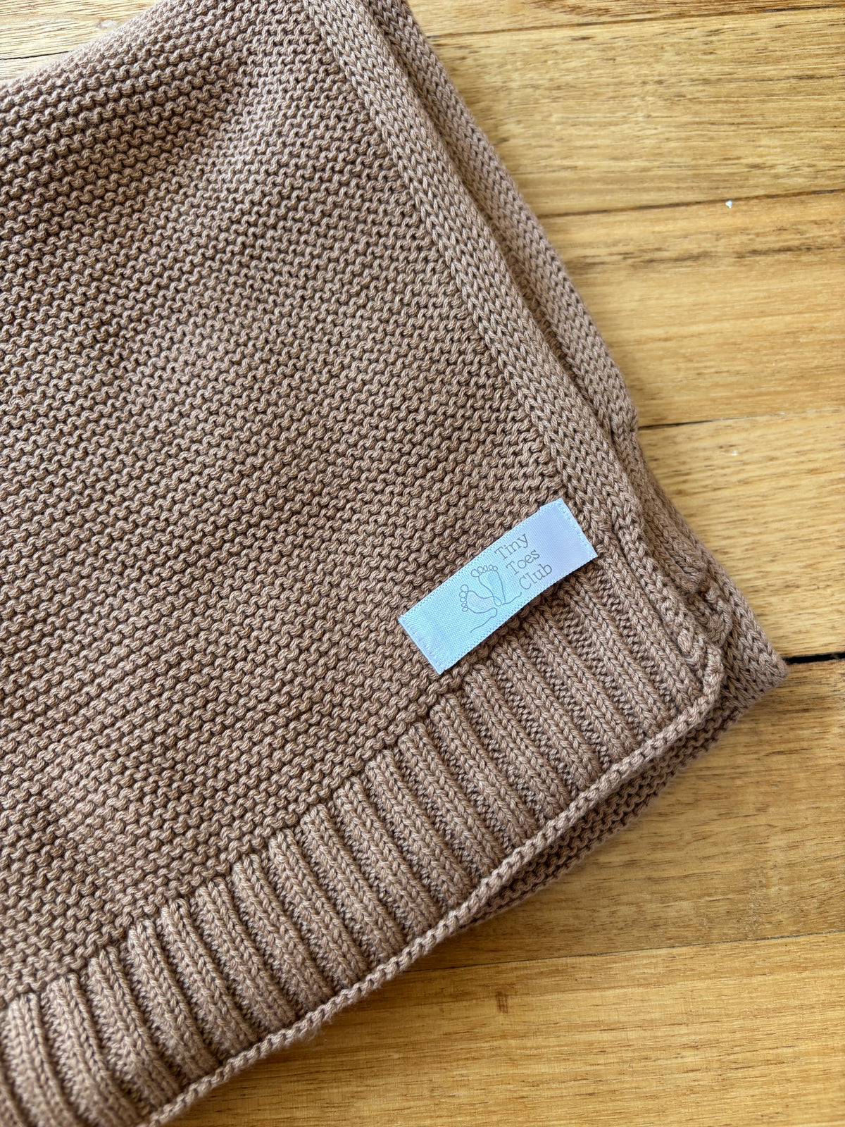 Baby Blankets - 100% Cotton - Chocolate Brown