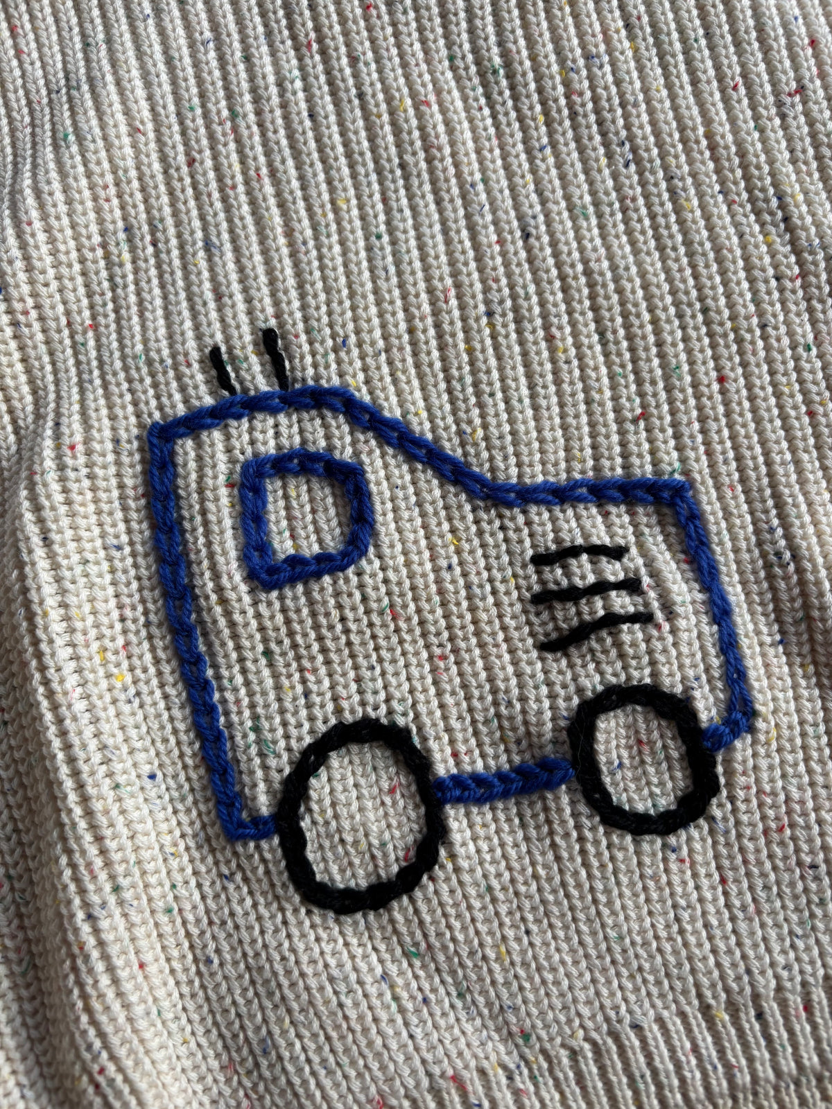Ready-made Kids Personalised 'Tractor' Jumper | Size 12-18 Months