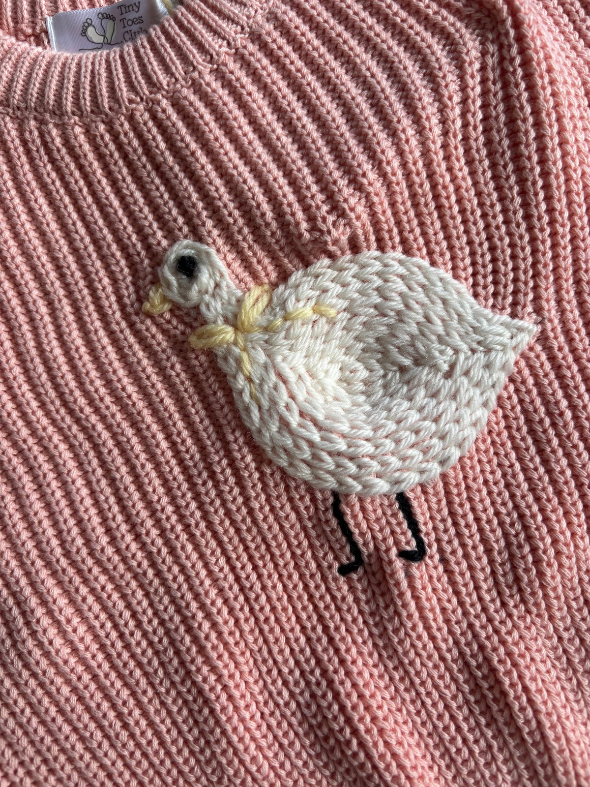 Ready-made Kids Personalised 'Goose' Jumper | Size 6-9 Months