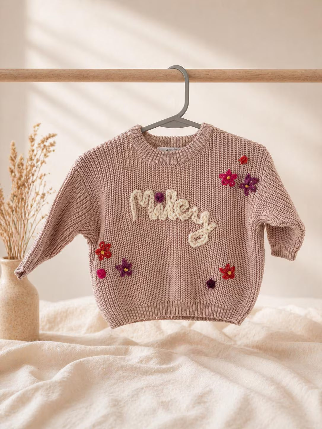 Personalised Name Embroidered Jumper - With Additions
