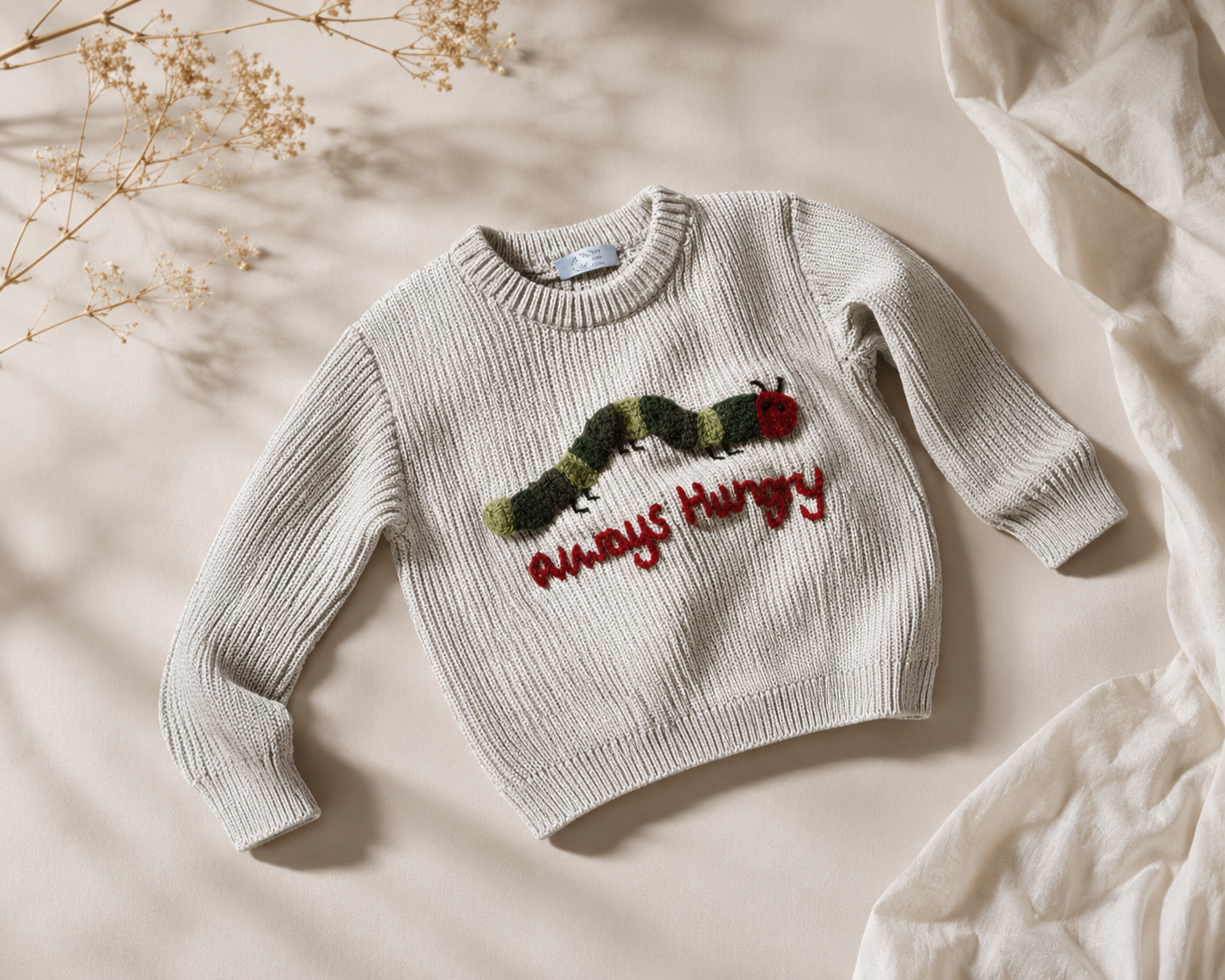 Hungry Caterpillar Embroidered Jumper