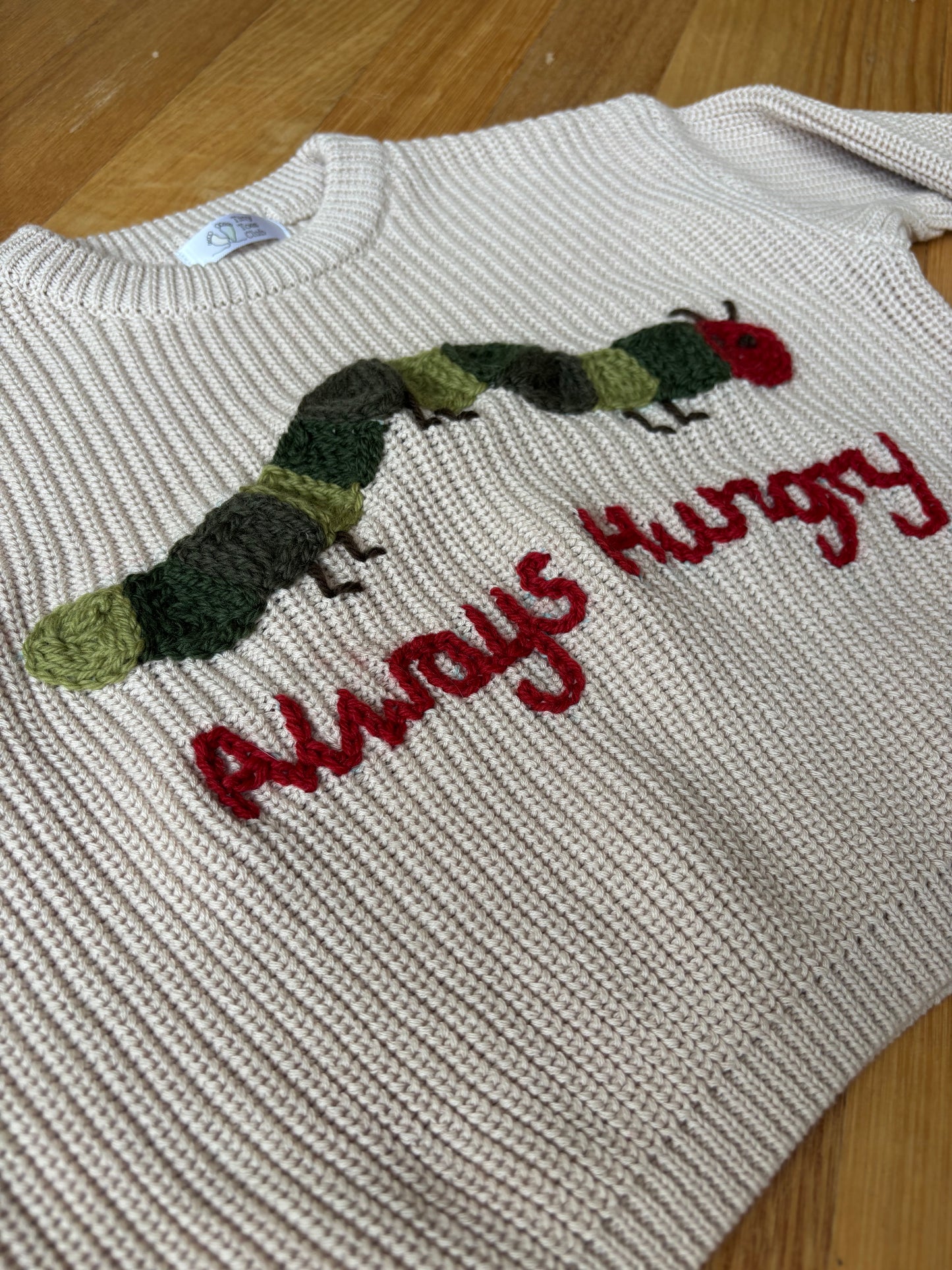 Hungry Caterpillar Embroidered Jumper