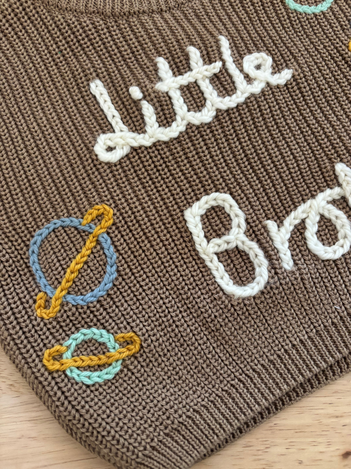 Ready-made Kids Personalised 'Little Brother' Jumper | 3-6 Months