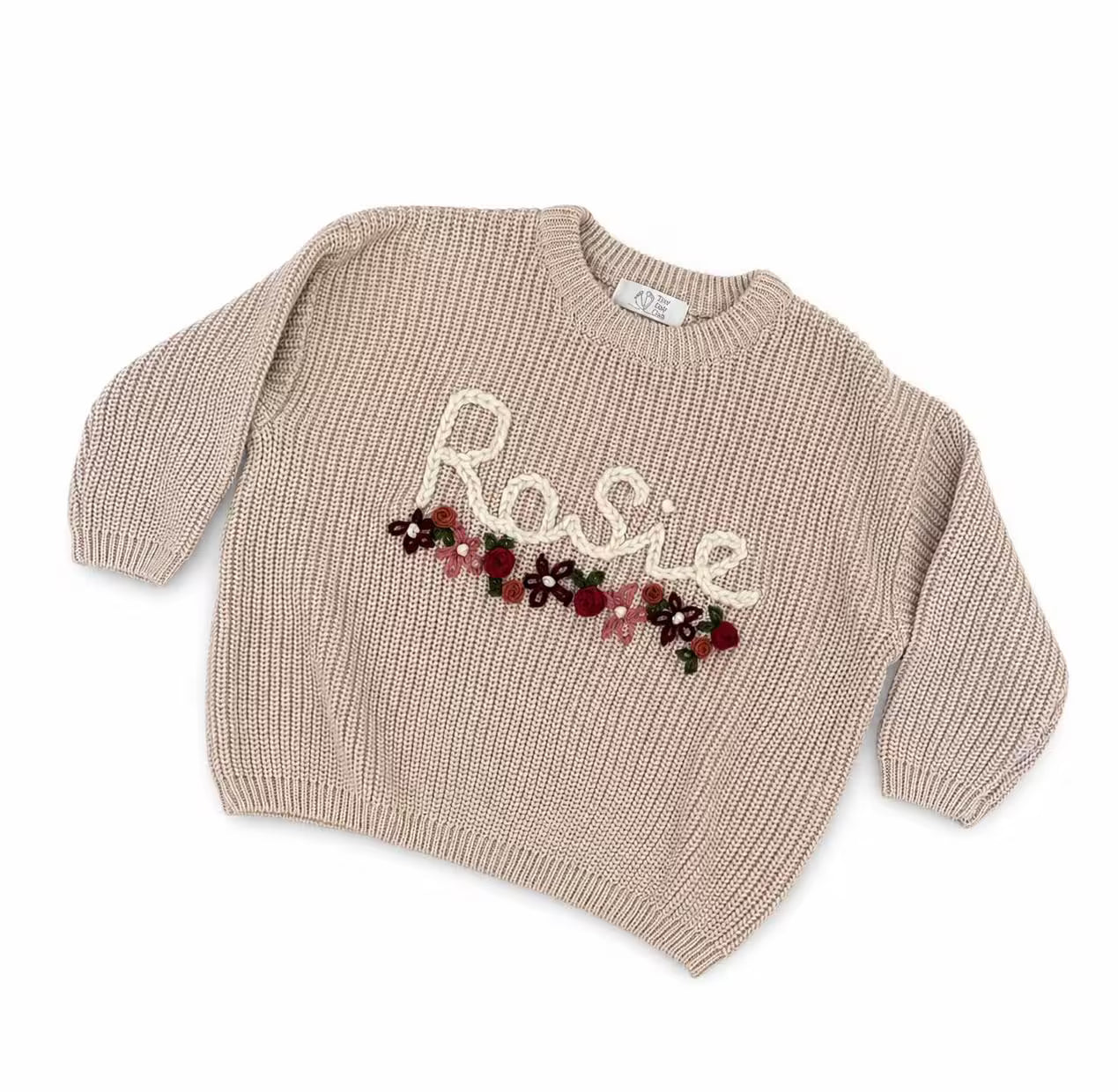 Personalised Name Embroidered Jumper - With Additions